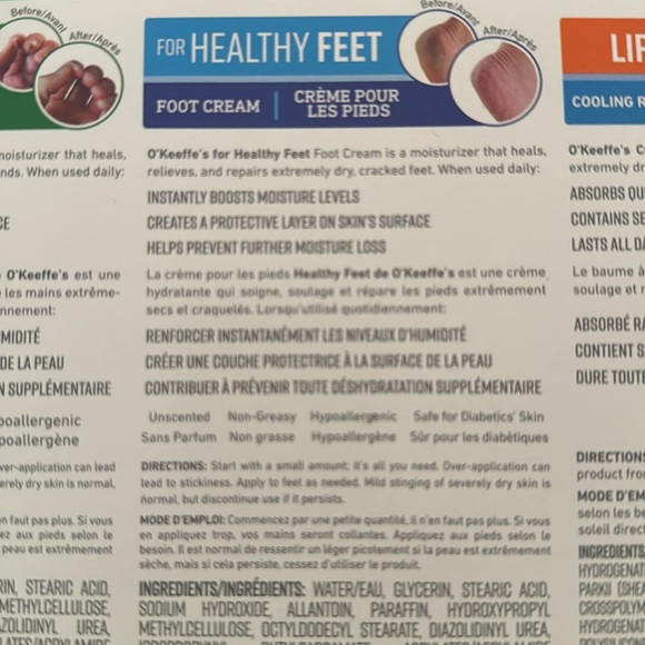 O'Keeffe's Guaranteed Relief Hands
Feet and Lip Repair - Picture 4 of 6